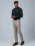 Vantage Blue Premium Bamboo Stretch Fabric Men’s Shirt – Slim Fit Long Sleeve